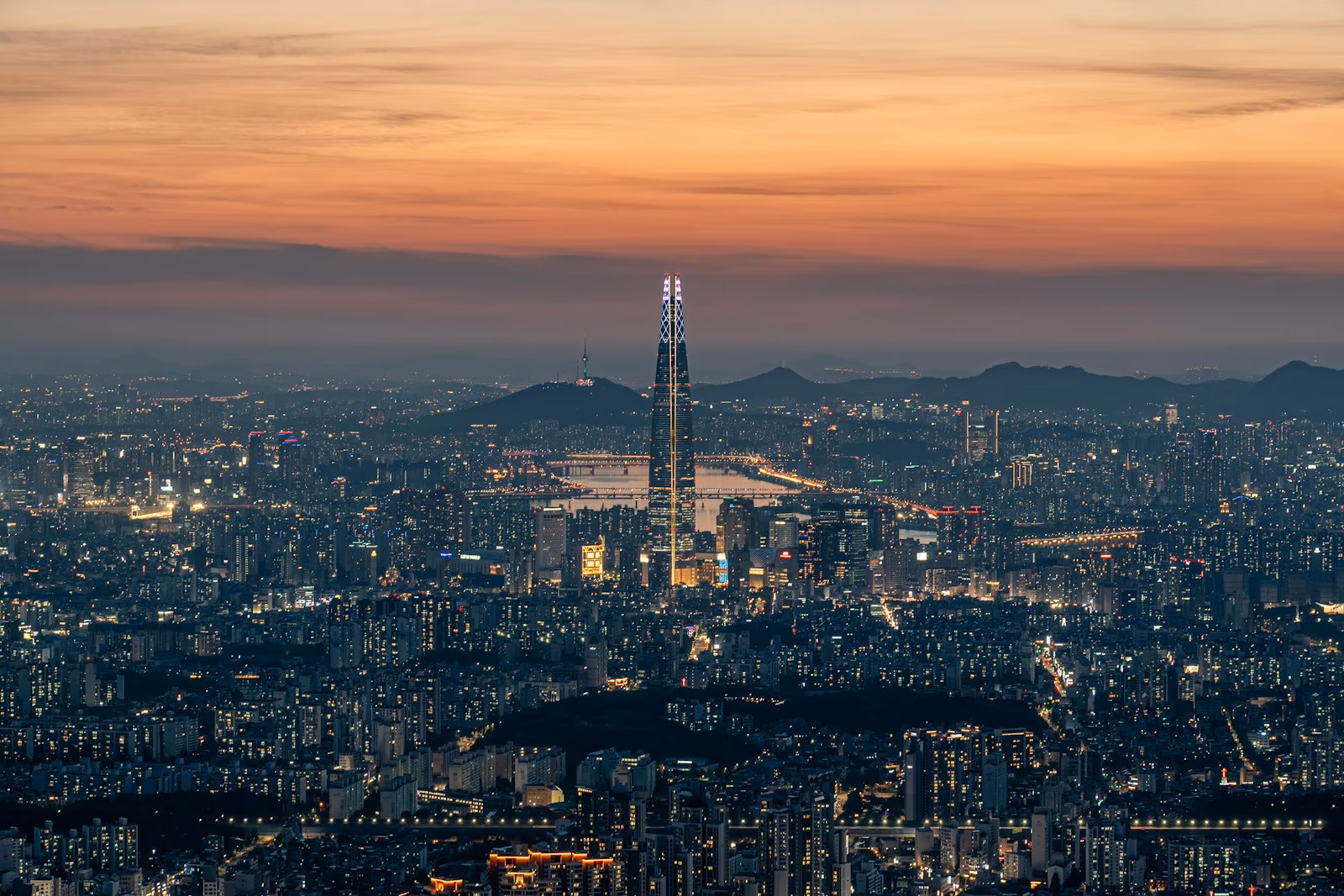 Seoul — Namsan, blue hour